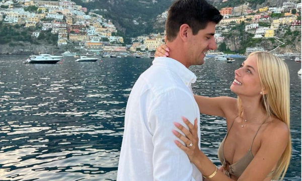 El romántico y lujoso pedido de matrimonio de Thibaut Courtois en la Costa Amalfitana